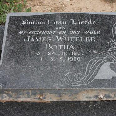 BOTHA James Wheeler 1907-1980