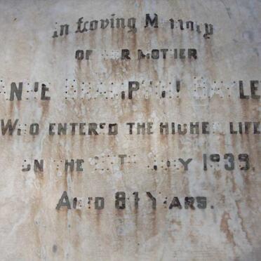 BAYLEY Anne Brampton -1939