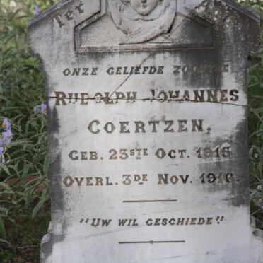 COERTZEN Rudolph Johannes 1915-1916