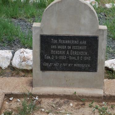 DERCKSEN Hendrik A. 1863-1942