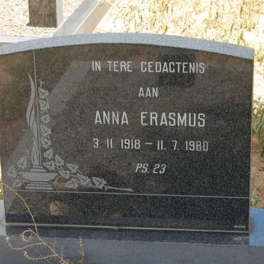 ERASMUS Anna 1918-1980