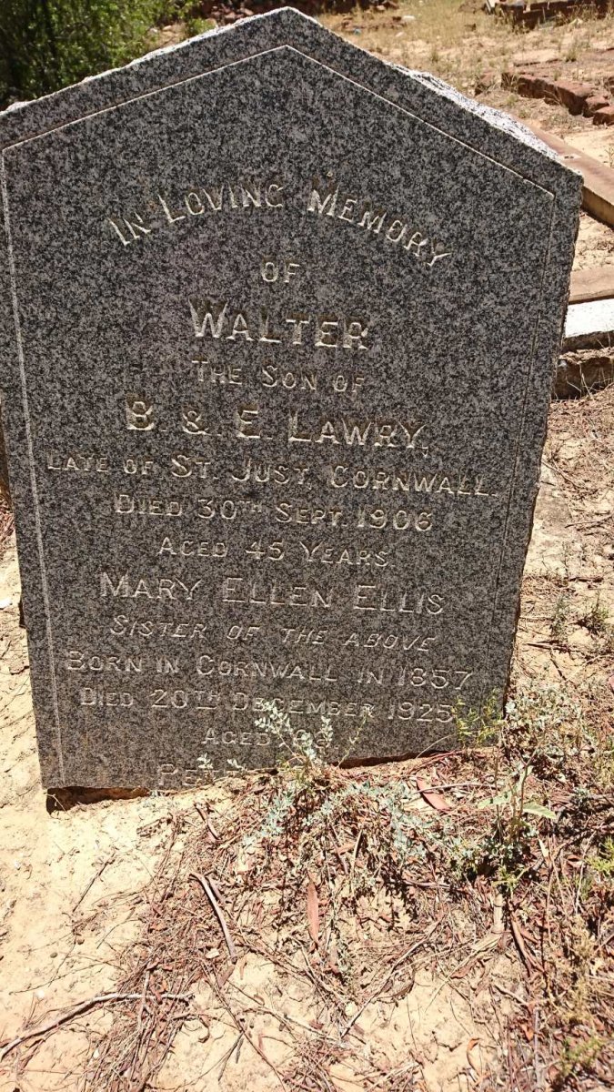 ELLIS Mary Ellen 1857-1925 :: LAWRY Walter -1906