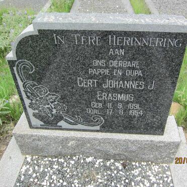 ERASMUS Gert Johannes J. 1891-1954