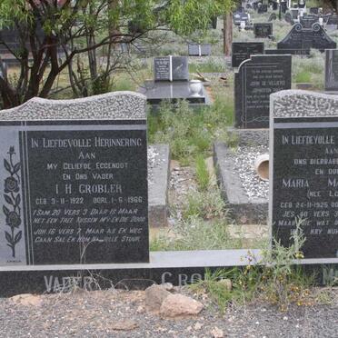 GROBLER I.H. 1922-1966 &amp; Maria Magdalena LOUW 1925-1984