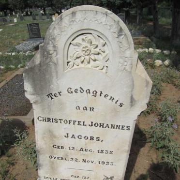 JACOBS Christoffel Johannes 1838-1923
