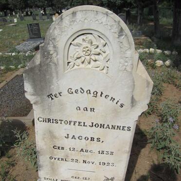 JACOBS Christoffel Johannes 1838-1923