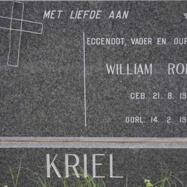 KRIEL William Robert 1921-1993