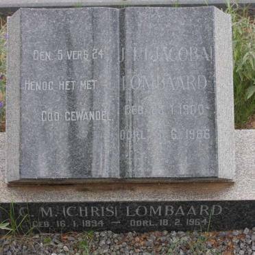 LOMBAARD C.M. 1894-1964 &amp; J.I. 1900-1986