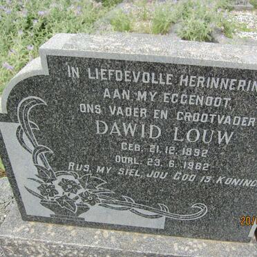 LOUW Dawid 1892-1962