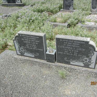 LOUW Dawid  1892-1962 &amp; Catharina S. 1896-1992