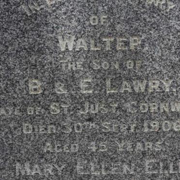 LAWRY Walter -1906