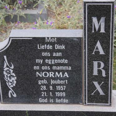 MARX Norma nee JOUBERT 1957-1999