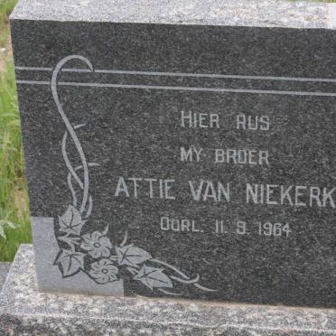 NIEKERK Attie, van -1964