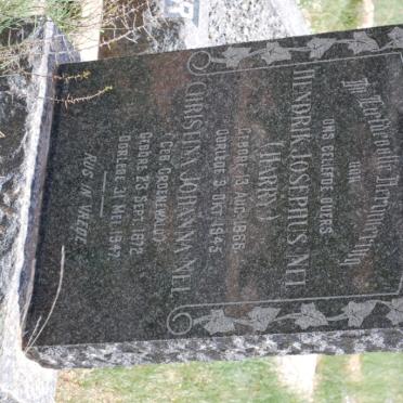 NEL Hendrik Josephus 1866-1945 &amp; Christina Johanna GROENEWALD 1872-1947