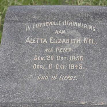 NEL Jan Abraham Hendrik van Niekerk 1853-1937 &amp; Aletta Elizabeth KEMP 1856-1943