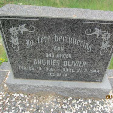 OLIVIER Andries 1906-1944