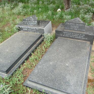 OLIVIER Philippus Jacobus 1901-1958 &amp; Annie SCHOLTZ 1905-2002