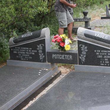 POTGIETER Louis Jacobus 1910-1980 &amp; Catharina Phillippina LIEBENBERG 1917-1978