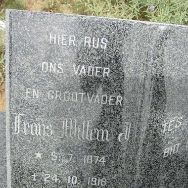 RENSBURG Frans Willem J., Janse van 1874-1918