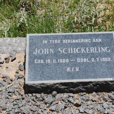 SCHICKERLING John 1908-1953