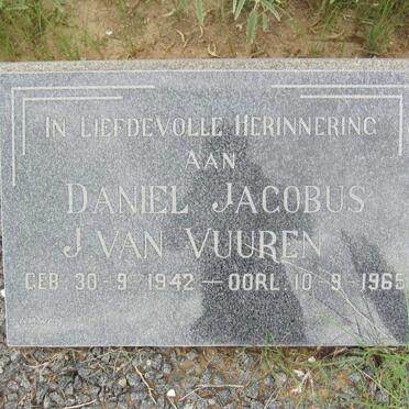 VUUREN Daniel Jacobus, J. van 1942-1965