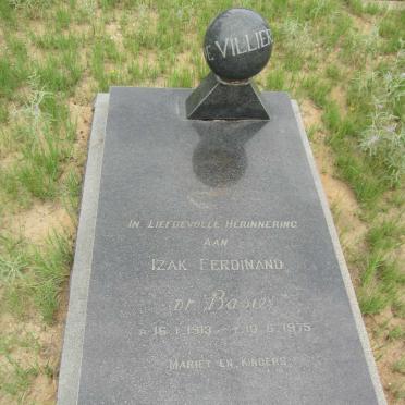 VILLIERS Izak Ferdinand, du 1913-1975