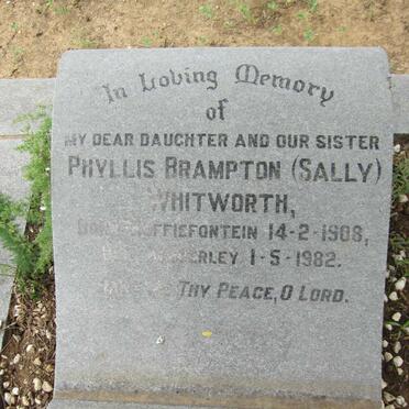 WHITWORTH Phyllis Brampton 1908-1982