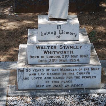 WHITWORTH Walter Stanley 1867-1954