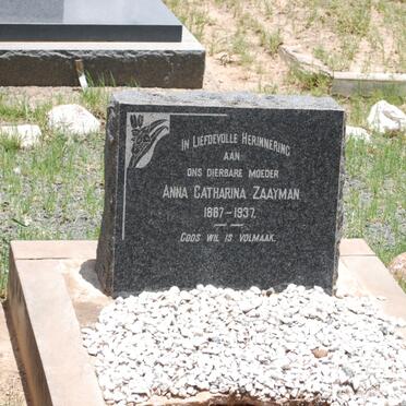 ZAAYMAN Anna Catharina 1887-1937