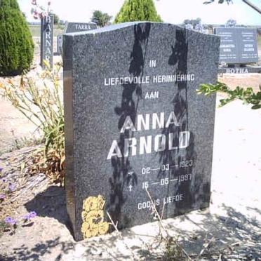 ARNOLD Anna 1923-1997
