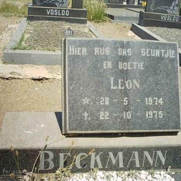 BECKMANN Leon 1974-1975