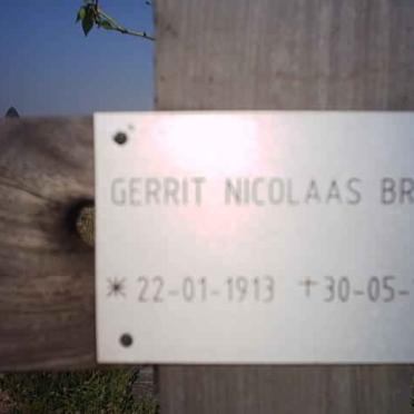 BRITS Gerrit Nicolaas 1913-1983