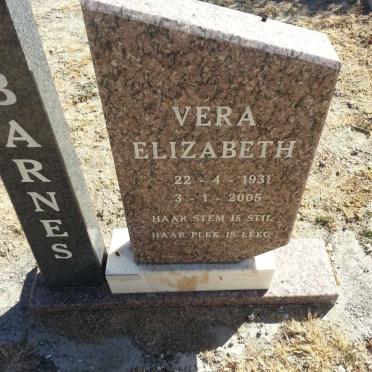 BARNES Vera Elizabeth 1931-2005
