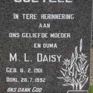 COETZEE M.L. 1901-1992