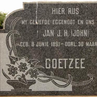 COETZEE Jan J.H. 1891-1970
