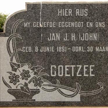 COETZEE Jan J.H. 1891-1970