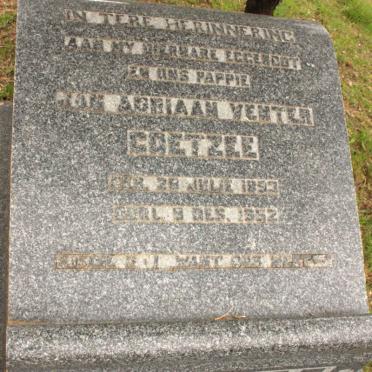 COETZEE Jan Adriaan Venter 1893-1952