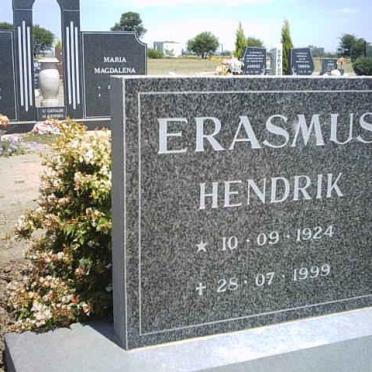 ERASMUS Hendrik 1924-1999