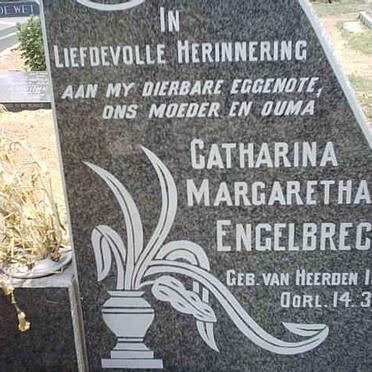 ENGELBRECHT Catharina Margaretha nee VAN HEERDEN 1930-1988