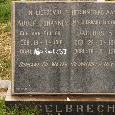 ENGELBRECHT Jacobus S.P. 1914-1967 &amp; Adolf Johannes VAN COLLER 1918-1957