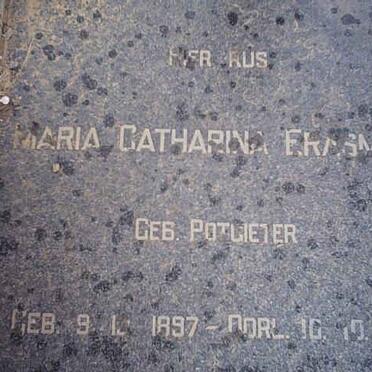 ERASMUS Maria Catharina nee POTGIETER 1897-1967