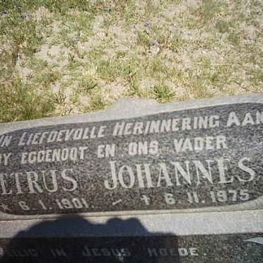 ERASMUS Petrus Johannes 1901-1975