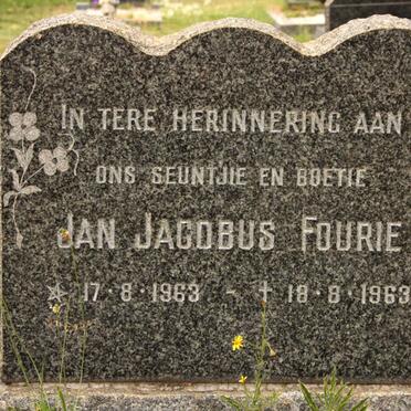 FOURIE Jan Jacobus 1963-1963