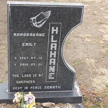 HLAHANE Mamorakane Emily 1967-2010