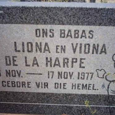 HARPE Liona, de la 1977-1977 :: DE LA HARPE Viona 1977-1977