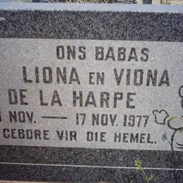 HARPE Liona, de la 1977-1977 :: DE LA HARPE Viona 1977-1977