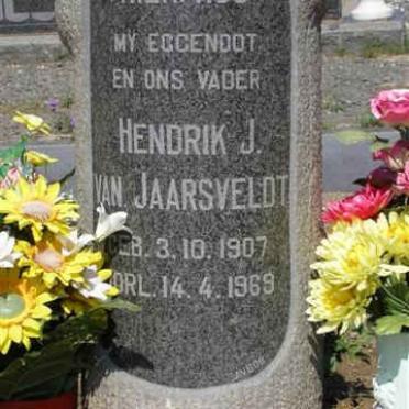 JAARSVELDT Hendrik J., van 1907-1969