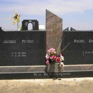 JONKER Jacobus Petrus 1924-2001 &amp; Rachel Charlotte 1925-