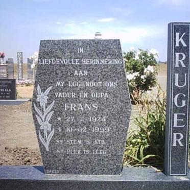 KRUGER Frans 1924-1999