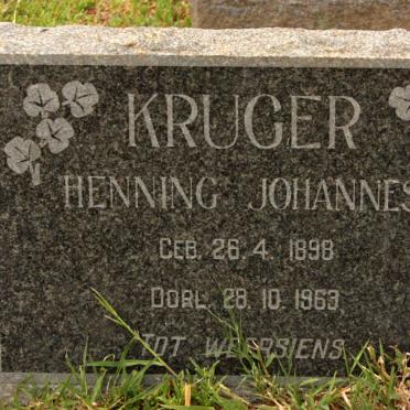 KRUGER Henning Johannes 1898-1963